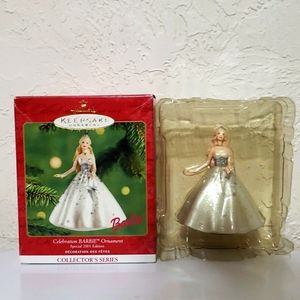 NIB, NWT. Hallmark KEEPSAKE ORNAMENT Celebration BARBIE™️ Special 2001 Edition